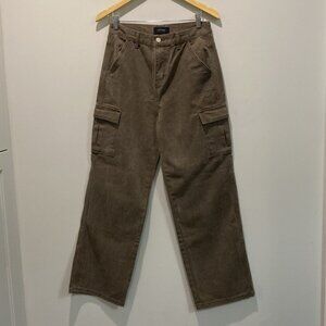 Vivitiko Cargo Pants Wide leg jeans Brown Size Medium